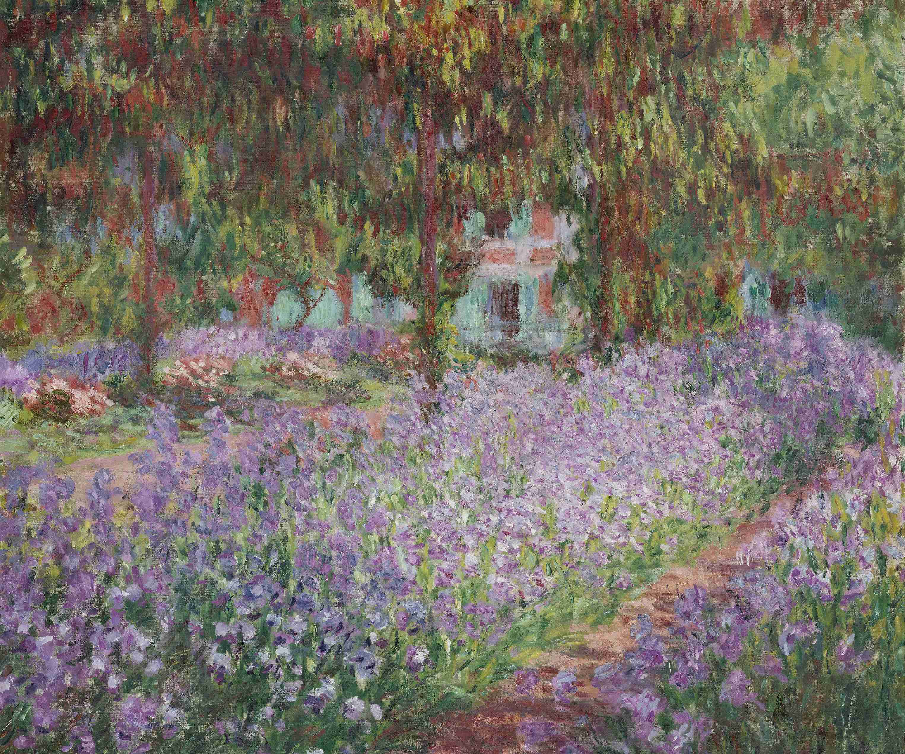 قزحيات في حديقة مونيه - Irises in Monet\'s Garden - مقهى جرير الثقافي