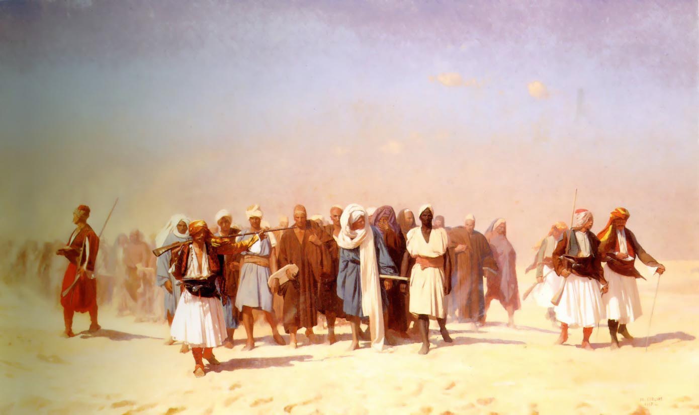 المجندون المصريون يعبرون الصحراء - Egyptian Recruits Crossing the Desert - مقهى جرير الثقافي