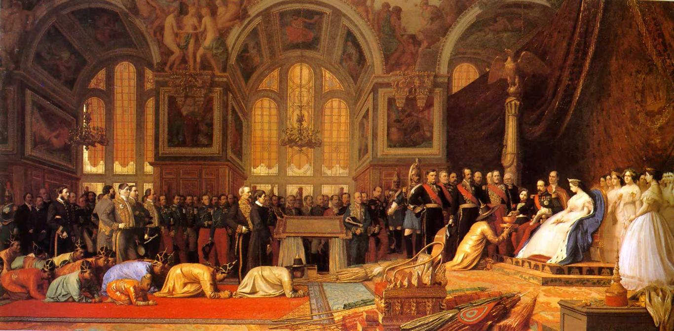  - The Reception of Siamese Ambassadors by Emperor Napoleon III (1808-73) at the Palace of Fontainebleau, 27 June 1861 - مقهى جرير الثقافي