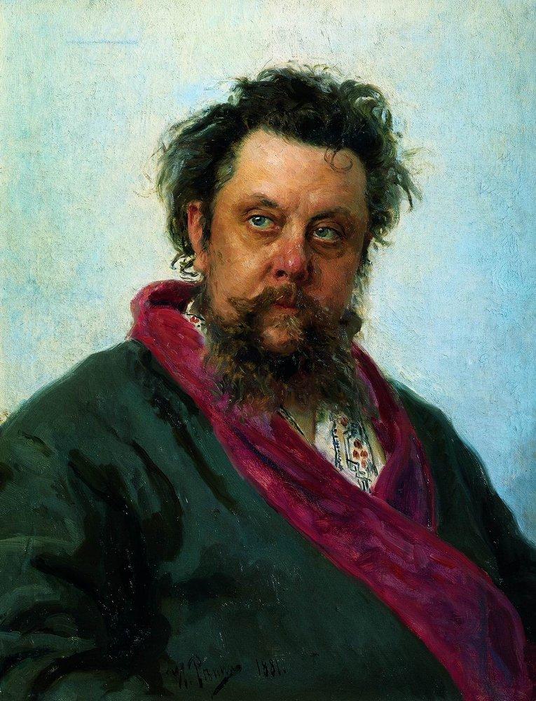 - Portrait of the Composer Modest Musorgsky - مقهى جرير الثقافي