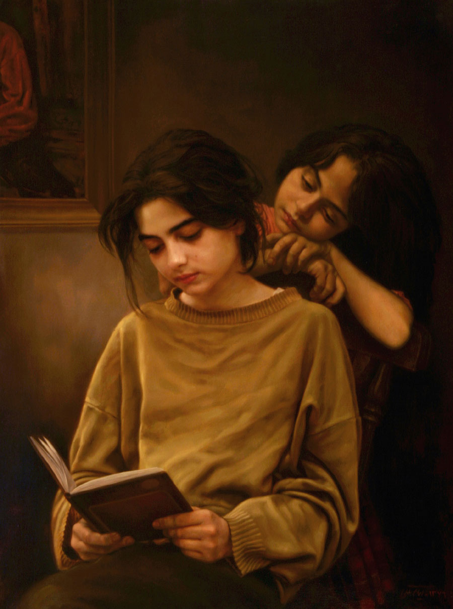 الأخوات والكتاب - Sisters and book - مقهى جرير الثقافي