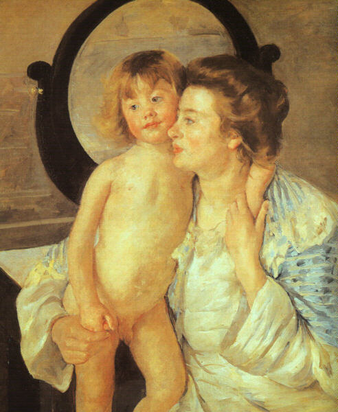 أم وطفل - Mother and Child (The Oval Mirror) - مقهى جرير الثقافي