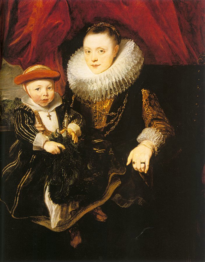 امرأة شابة مع طفل - Young Woman with a Child, (Possibly Baltazarina von Linick and her son) - مقهى جرير الثقافي