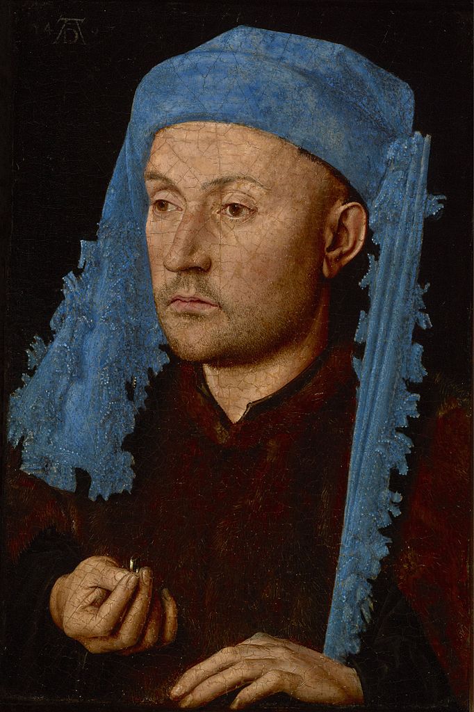 صورة لرجل مع شابيرون أزرق - Portrait of a Man with a Blue Chaperon - مقهى جرير الثقافي