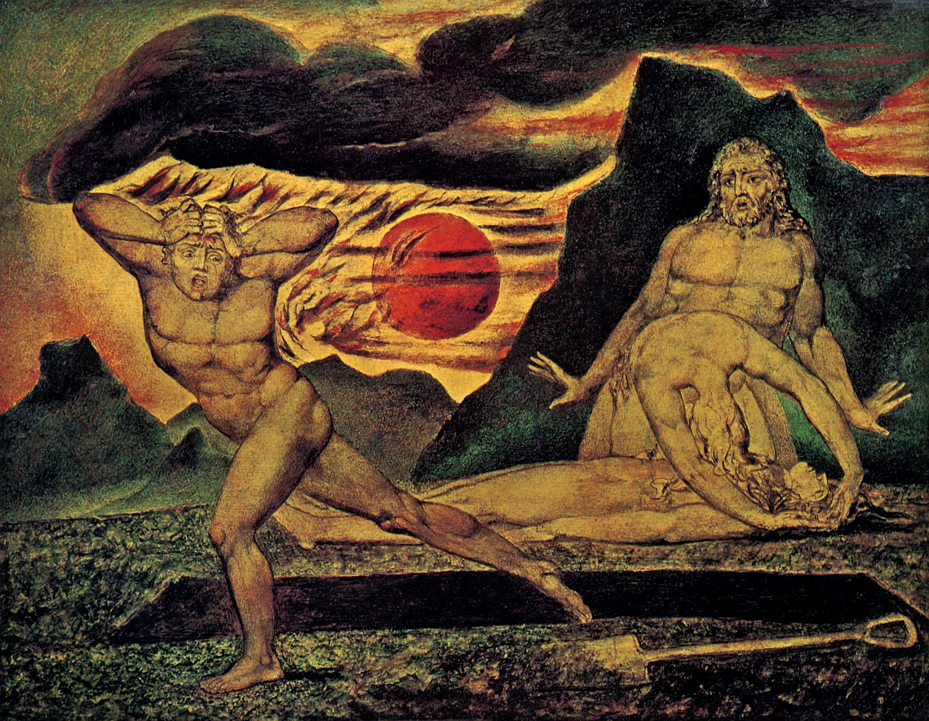 جسد هابيل وجده آدم وحواء - The Body of Abel Found by Adam & Eve - مقهى جرير الثقافي