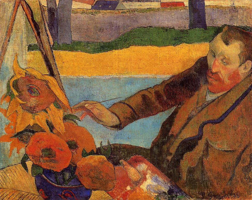 فان جوخ لوحة عباد الشمس - Van Gogh Painting Sunflowers - مقهى جرير الثقافي