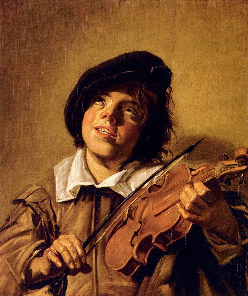 فتى يعزف على الكمان - Boy Playing A Violin - مقهى جرير الثقافي