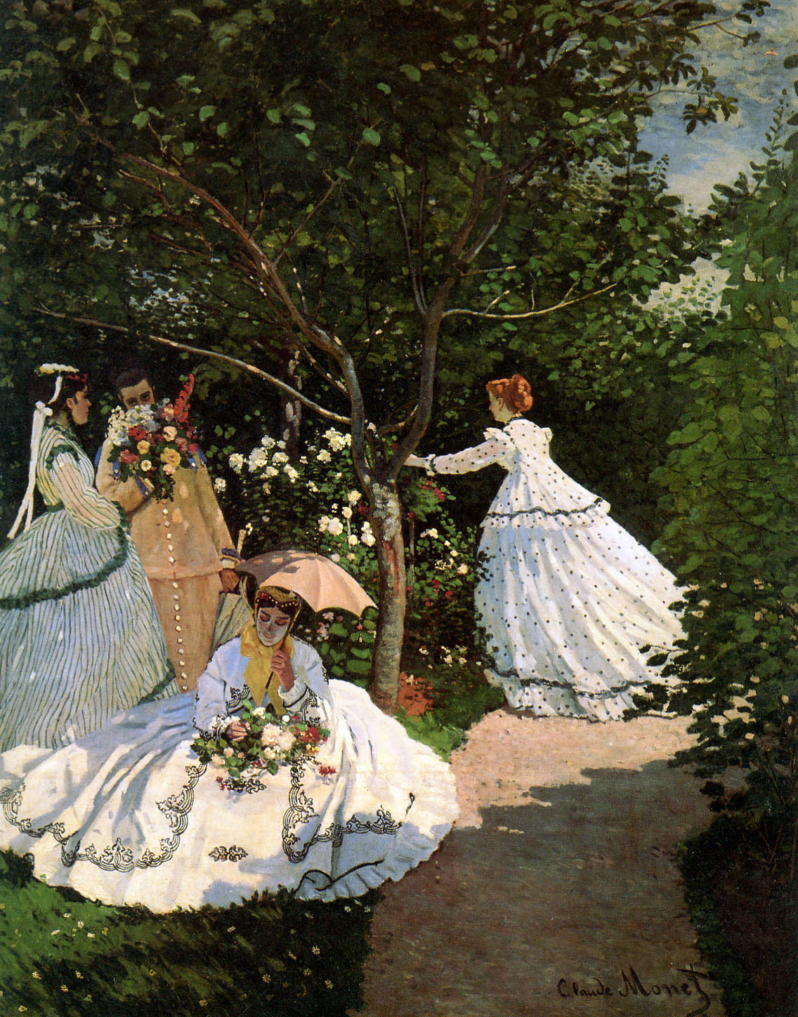 النساء في الحديقة - Women in the garden - مقهى جرير الثقافي