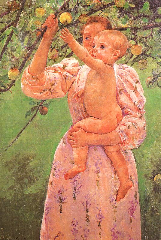  - Baby Reaching for an Apple - مقهى جرير الثقافي