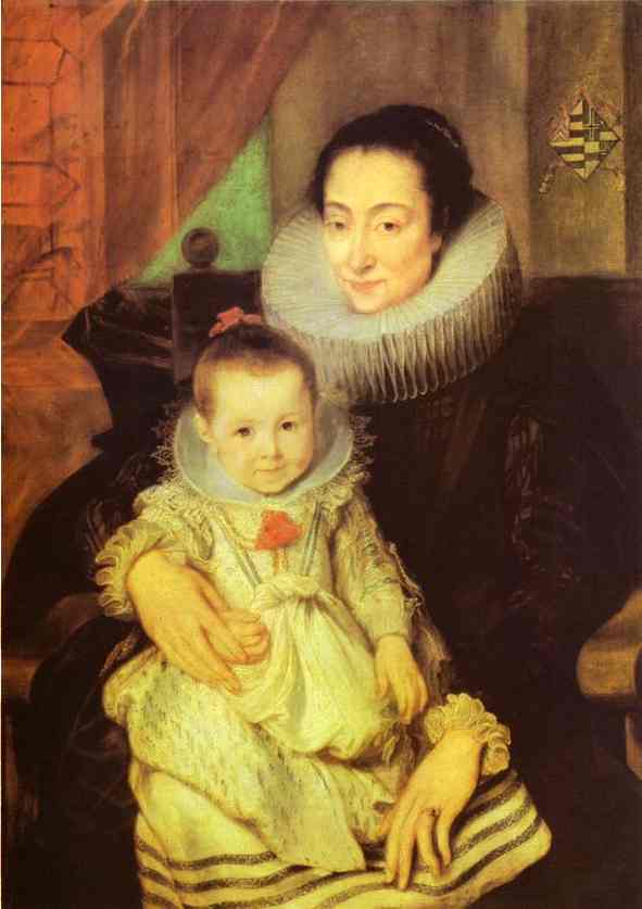 ماري كلاريس ، زوجة جان ووفيريوس ، مع طفلهما - Marie Clarisse, Wife of Jan Woverius, with Their Child - مقهى جرير الثقافي