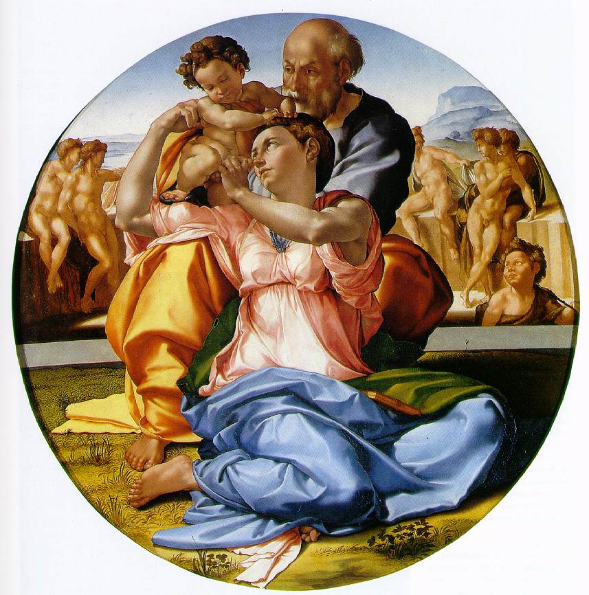 العائلة المقدسة مع القديس يوحنا المعمدان - Holy Family with St. John the Baptist - مقهى جرير الثقافي