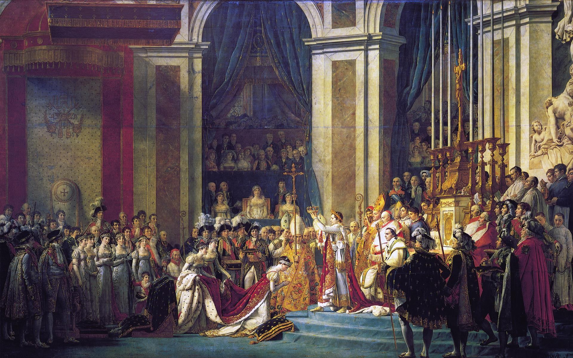 تكريس الامبراطور نابليون - The Consecration of the Emperor Napoleon - مقهى جرير الثقافي