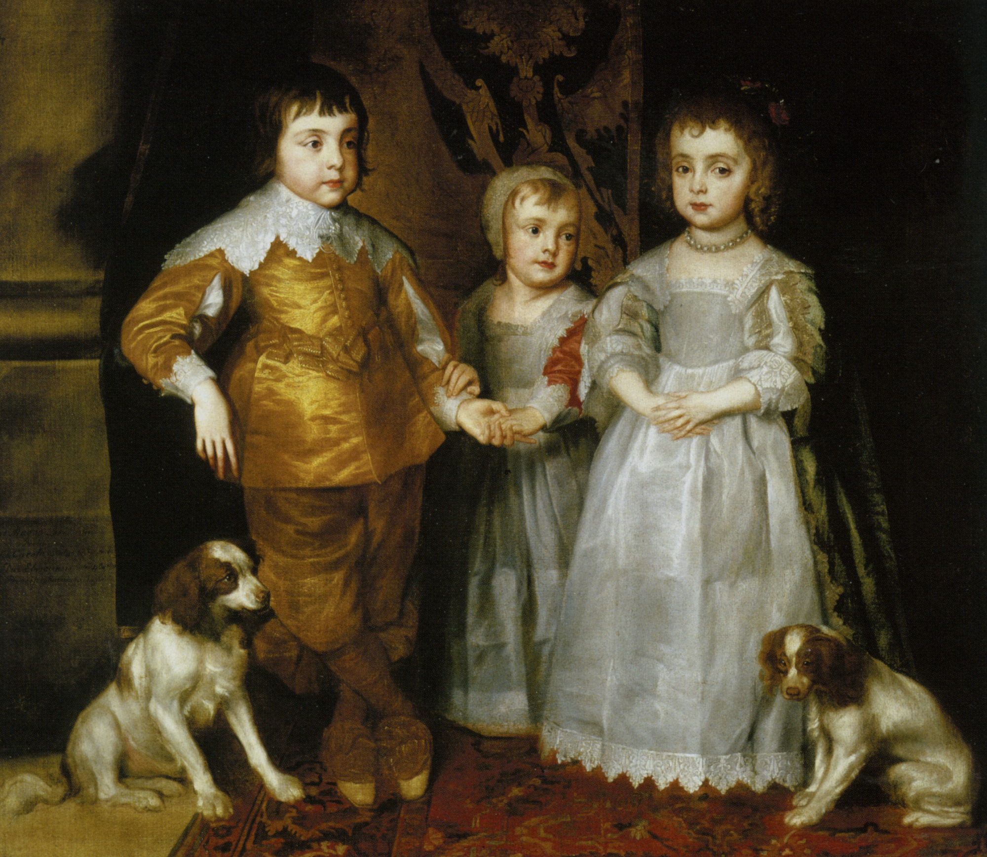 صورة لأكبر ثلاثة أطفال من تشارلز الأول - Portrait of the Three Eldest Children of Charles I - مقهى جرير الثقافي
